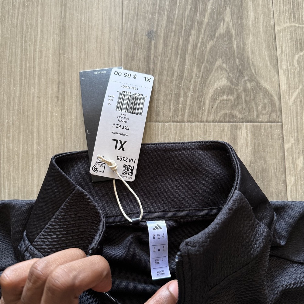 Adidas Black Full-Zip Performance Jacket - image 3